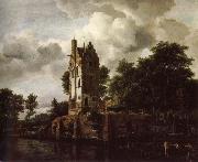 Jacob van Ruisdael Reconstruction of the ruins of the Manor Kostverloren oil on canvas